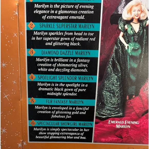 NIB-1993 Emerald Evening Marilyn Monroe Doll by DSI - Picture 12 of 12